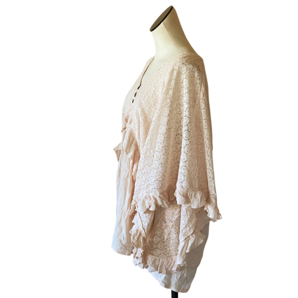 NWOT Free People Women's Natural As You Are Romper Oversized - Picture 9 of 11